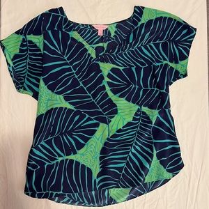 Lilly Pulitzer Silk Shirt (M)